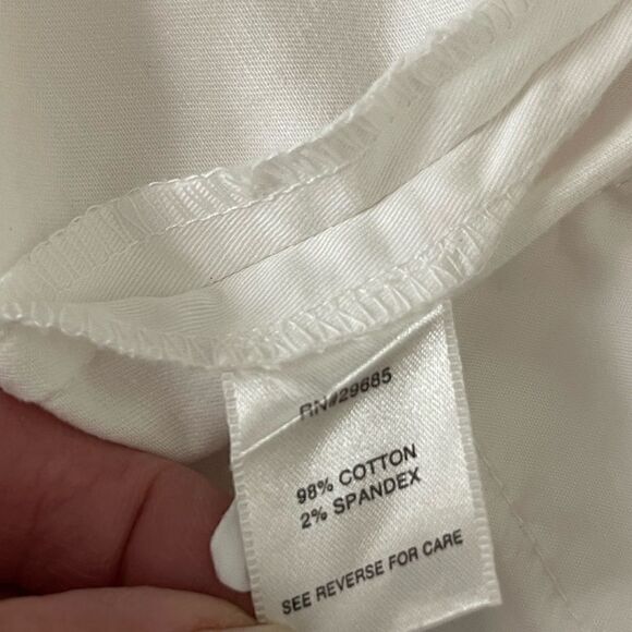 Pendleton White‎ Side Zip Cropped Pants size 12 - Picture 6 of 6